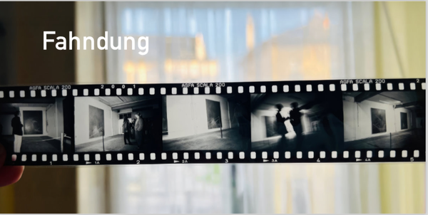 Titelbild „Fahndung“ mit Filmstreifen